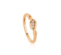 Clogau Past Present Future 1854 18ct Gold Diamond Ring - J