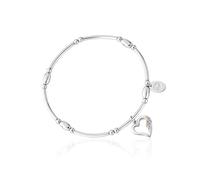 Clogau Past Present Future Heart Sterling Silver Affinity Bracelet CLG-1956