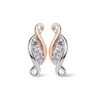 Clogau Past Present Future Sterling Silver Earrings with Topaz STERLING SILVER