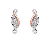 Clogau Past Present Future Sterling Silver Stud Earrings - Silver CLG-1176