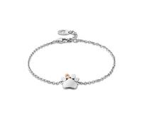Clogau Paw Prints on My Heart Silver Single Paw Bracelet CLG-2052