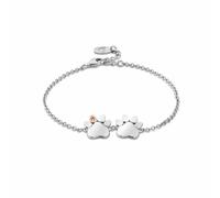 Clogau Paw Prints On My Heart Silver Two Paws Bracelet 3SPWP0823