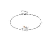 Clogau Paw Prints On My Heart Silver Paw Bracelet 3SPWP0822