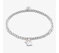 Clogau Paw Prints White Topaz Bead Affinity Bracelet 3SAFF0224