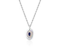 Clogau Princess Diana Sterling Silver Sapphire Pendant - Sterling Silver CLG-1599