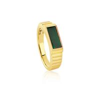 Clogau Reflections Of Padarn 9ct Gold Malachite Ring - P