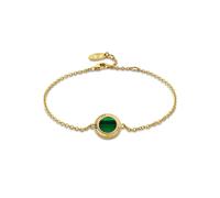 Clogau Reflections of Padarn Gold and Malachite Bracelet CLG-2054
