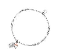 Clogau Royal Oak Leaf Affinity Sterling Silver Bead Bracelet - Sterling Silver CLG-1553