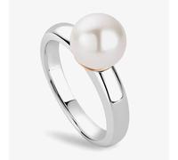 Clogau Silver & 9ct Rose Gold Beachcomber Pearl Ring 3SBCH0749-O