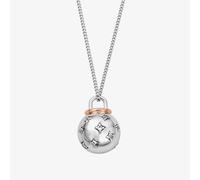 Clogau Silver 9ct Rose Gold Topaz Bauble Pendant Necklace 3SCCB0814