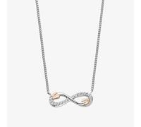 Clogau Silver % 9ct Rose Gold Tree Of Life Infinity Necklace 3STOL0735