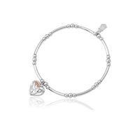 Clogau Silver And 9ct Rose Gold Eternal Love Affinity Expanding Bracelet - G4466
