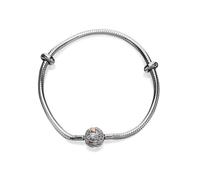 Clogau Silver And 9ct Rose Gold Tree Of Life Milestones Bracelet - 19cm - G4406