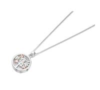Clogau Silver And 9ct Rose Gold Tree Of Life Necklace - R48124