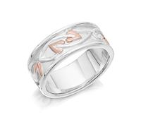 Clogau Silver And 9ct Rose Gold Tree Of Life Ring - R48155-K