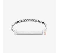 Clogau Sterling Silver & Rose Gold Royal Stirrup Horse Shoe Bangle 3SROY953