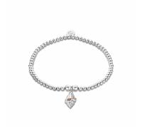 Clogau Sterling Silver Sounds of the Sea Stud Affinity Bracelet CLG-1988