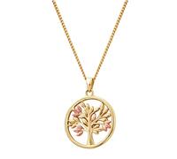 Clogau Tree of Life 9ct Solid Gold Pendant 9CT YELLOW & ROSE GOLD