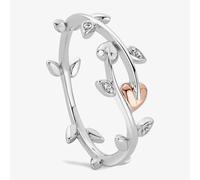 Clogau Vine of Life White Topaz Half Hoop Earrings 3STOL0235