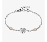Clogau Two Colour Forever Yours Heart Bracelet 3SFYO994