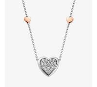Clogau Two Colour Forever Yours Heart Necklace 3SFYO1008