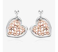 Clogau Welsh Royalty Heart Earrings 3SWHHE2