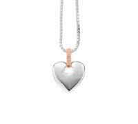 Clogau Silver 9ct Rose Gold Cariad Pendant SCA010