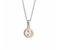 Clogau Women's Celebration Sterling Silver Single Stone Pendant with Topaz in Metallics Clogau Metallics One Size
