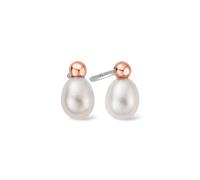 Clogau Women's Nature's Wonder Sterling Silver Beachcomber Stud Earrings with Pearls in Metallics Clogau Metallics One Size