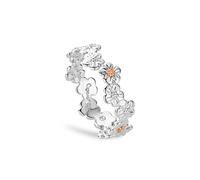 Clogau Women's Nature's Wonder Sterling Silver Forget-Me-Not Ring in Metallics | Size: P Clogau Metallics P