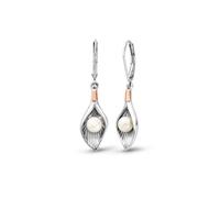 Clogau Women's Nature's Wonder Sterling Silver Oyster Shell Drop Earrings with Pearls in Metallics Clogau Metallics One Size