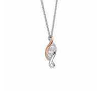 Clogau Women's Past Present Future Sterling Silver Pendant with Topaz in Metallics Clogau Metallics One Size