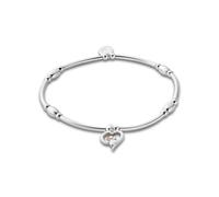 Clogau Women's Paw Prints Sterling Silver Heart Affinity Bracelet with Topaz in Metallics Clogau Metallics One Size