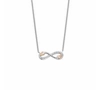 Clogau Silver % 9ct Rose Gold Tree Of Life Infinity Necklace 3STOL0735