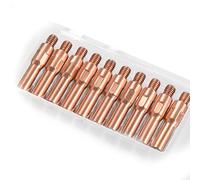Clogging Anti bore Precision M6 Choose diameters Various Suitable Nozzle Copper Guns MIG Contact Welding Tips 10 Pack Smooth Wire Feeding 8.8 * 45mm Aperture 1.4 mm