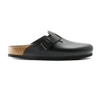 Birkenstock Boston Natural Leather Unisex Clogs - Black - Size UK 5