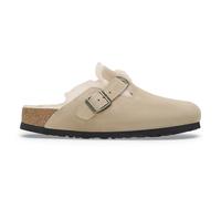 Clogs Birkenstock Boston Suede Leather Beige 43 Étroit
