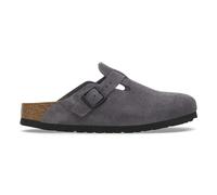 Clogs Birkenstock Boston Suede Leather Gris 45
