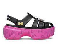 Crocs Unisex-Adult Sanrio My Melody/Kuromi Stomp Sandal Platform, Black/Pink, 8 UK Men / 10.5 UK Women