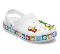 Crocs Unisex-Adult Crocband Peanuts Clogs, Multi, 12 Women/10 Men