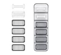 Clogs with Case - 1/2/3/5mm Bidirectional Guide Combs, Body Comb and Skin Protection, Easy to Carry Compatible with Obalde QP2734/QP2824/QP25XX/QP26XX