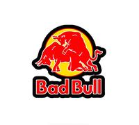 CLOIE Car Stickers 20 * 20Cm Funny Bad Red Of Bull Graphics Auto Stickers And Decals 3D Vinyl Car Stickers