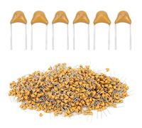 Cloimei 1000PCS 10UF 50V Monolithic Ceramic Capacitors Low Power Axial Lead Electronic Components for Circuit Bypass Filtering Coupling