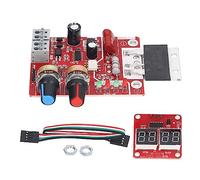 Cloimei 100A Digital Spot Welder Control Board with STM8 Microcontroller Time Current Adjustable DIY Welding Machine Controller PCB Board for Resistance Spot Welding Projects Red