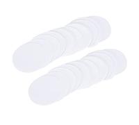 Cloimei 100Pcs DIY Badge Papers Small Round Paintable Craft Paper for Arts and Crafts DIY Projects Paper Material 54mm Size