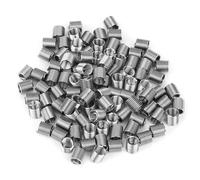 Cloimei 100pcs M5 Stainless Steel SS304 Helical Coiled Wire Thread Inserts High Strength Thread Repair Kit for Aluminum Magnesium Auto Parts Industrial Machinery Applications (M5*0.8 * 2D)