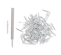 Cloimei 101 Pcs Double Head Skirting Nails Galvanized Carbon Steel Non Marking Seamless Nails for Baseboard Installation and Wood Crafts DIY Projects