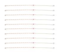 Cloimei 10PCS High Voltage Ceramic 20A Fast Acting Electrical for Industrial Equipment and Home Appliances Wiring Terminal Block Electrical Safety Component (300MM 216℃)
