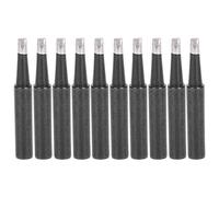 Cloimei 10Pcs Soldering Iron Tips 900M T 3.2D Black Inner Heating Type Welding Accessories High Temperature for Large Soldering Area Thick Terminal
