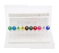 Cloimei 10Pcs Tungsten Steel PCB Drill Bit Set Micro Twist Drill Bits 0.1mm to 1.0mm for Precision Circuit Board Drilling and Electronics DIY Projects Professional Grade Durable To